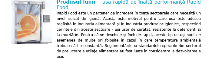 Produsul lunii