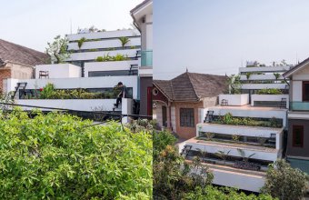 O casa cu terase ce combina arhitectura cu agricultura urbana
